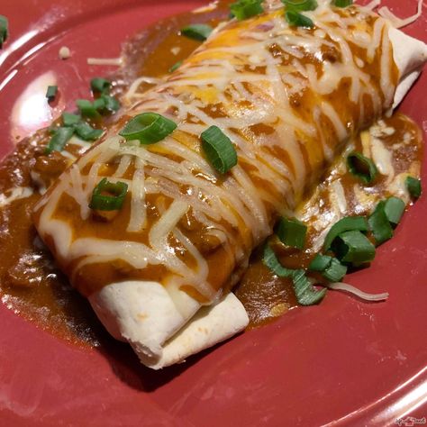 Wet Burrito Recipes, Wet Burrito, Green Chile Enchilada Sauce, Burritos Recipe, Red Enchilada Sauce, Cabbage Rolls, Mexican Recipes, Refried Beans, Mexican Dishes