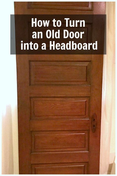 Ideas For King Size Headboards, Headboard From Old Door Wood, Antique Headboard Ideas, Antique Bedroom Ideas, Antique Door Headboards, Door Bed Frame, Diy King Size Headboard, Old Door Headboard, Diy King Headboard