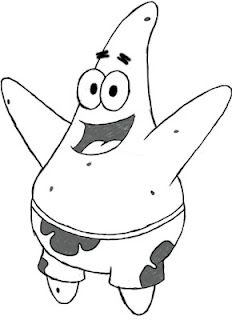 Cartoon Sketches Easy, Draw Patrick Star, Disney Characters Drawings, Patrick Drawing, Eraser Drawing, Costumes For 2 Friends, Disney Character Drawings, Spongebob Drawings, Easy Disney Drawings