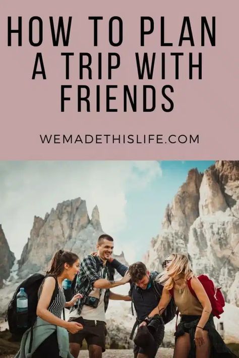 How To Plan a Trip With Friends Group Chat Names For 4 Friends, Group Chat Names, Girls Squad, Wellness Ideas, 4 Best Friends, Girls Group Names, Trip With Friends, Girlfriends Getaway, 4 Friends