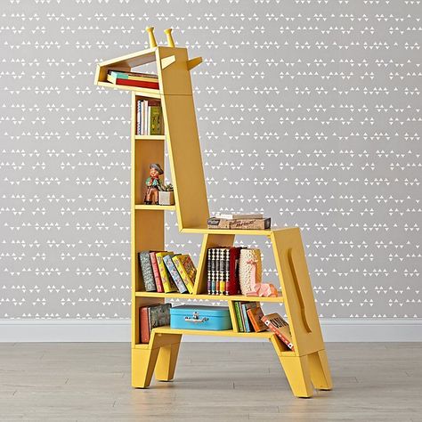 Animal-Shaped Furniture Pieces For The Most Adorable Interior Decors Kids' Furniture, Hiasan Bilik, Kids Bookcase, A Giraffe, Childrens Furniture, Kids Bedroom Furniture, Book Shelf, Kids' Room, Kids Decor