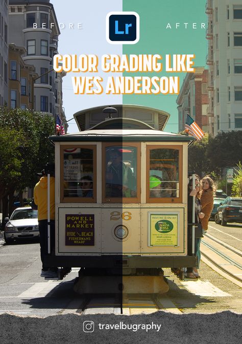 In this video, I'll demonstrate how to color grade using Asteroid City's color palette in Adobe Lightroom. If you have a photo in mind that you think can be edited in this style, welcome to follow along. #lightroomtutorial #colorgrading #wesanderson #asteroidcity #lightroomediting Video Editing Colour Grading, Wes Anderson Photo Editing Iphone, Wes Anderson Editing, Wes Anderson Preset Lightroom, How To Color Grade In Lightroom, Different Photo Editing Styles, Wes Anderson Photo Editing, Asteroid City Color Palette, Photo Color Edit