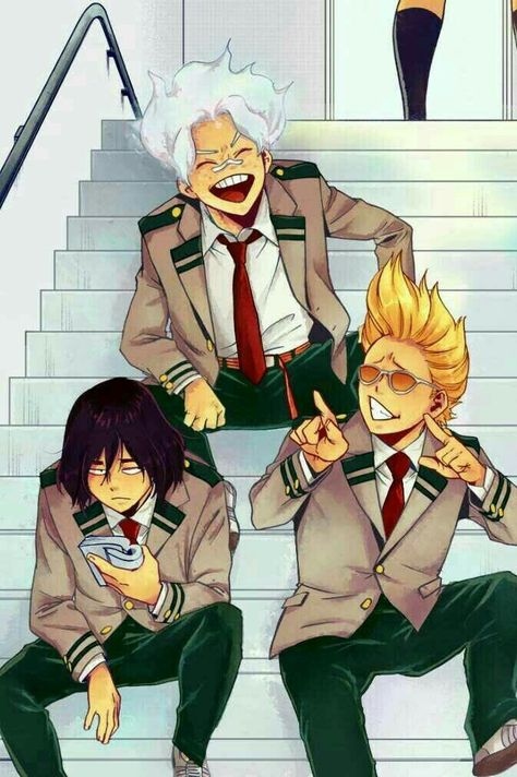 Aizawa, Yamada and Shirakumo, old friends since UA (Yuei) Aizawa Oboro, Mha Shirakumo, Shirakumo Oboro, Oboro Shirakumo, Shōta Aizawa, Pro Heroes, Hizashi Yamada, Mha Art, Shouta Aizawa