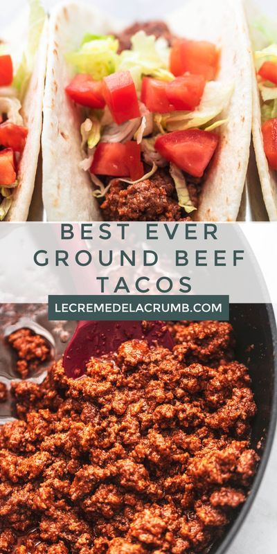 Essen, Best Taco Meat Recipe, Taco Recipes Ground Beef, Ground Beef Taco Seasoning, Ground Beef Seasoning, Taco Pasta Salad, Beef Tacos Recipes, Taco Meat Recipes, Taco Seasoning Recipe