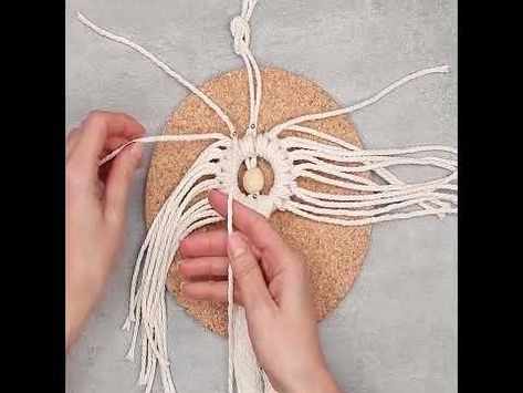 (18) DIY Macrame Angel Kit Angel Complete Easy Tutorial Step by step for Beginner - YouTube Easy Macrame Angel, Macrame Hangers, Beginner Youtube, Macrame Angel, Easy Macrame, Macrame Hanger, Diy Macrame, Macrame Diy, Easy Tutorial