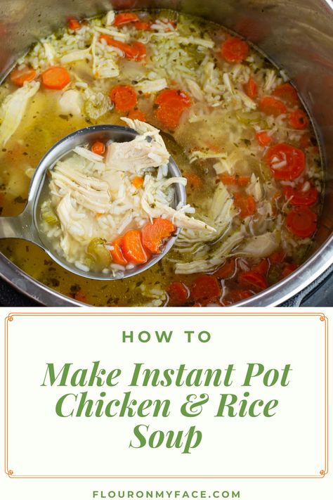 Healthy Chicken And Rice Soup, Easy Chicken And Rice Soup, Whole Chicken Soup, Instant Pot Whole Chicken, Instant Pot Chicken And Rice, Easy Healthy Chicken, Chicken Noodle Soup Easy, Easy Chicken And Rice, Rice Soup Recipes