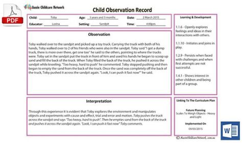 Observations are one of the most reliable ways to document a child's learning and development and gather an understanding of their skills and abilitie... 50th Anniversary Invitations Templates, 4 Square Writing, Observation Examples, Developmental Milestones Toddlers, Dragon Template, Learning Stories Examples, Anecdotal Records, Teaching Strategies Gold, Graph Paper Template