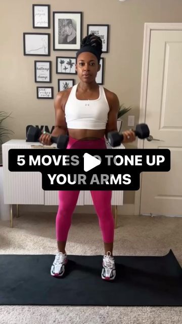 Ariel Belgrave | Women’s Fitness Coach on Instagram: "Comment “WORKOUT” below for my 30 Days of Workouts Guide & I’ll send it your way!   This upper body circuit is guaranteed to get those arms burning! 🔥🔥  Take your time with these — grab a pair of medium dumbbells that challenge you but still allow you to maintain a good tempo without feeling completely burnt out.   Aim for 3 sets of 10, the last few reps should feel challenging — that means it’s working!   Watch your form — keep a soft bend in the knees, and make sure to always keep your core engaged.   As busy women, we usually don’t have time for a huge workout every day, which is why it’s great to incorporate short circuits like these where we can!   I always aim to get 20 minutes of movement in during the morning, and this is a gr