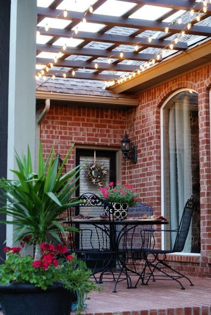 Dimples And Tangles, Cheap Pergola, Pergola Swing, Building A Pergola, Pergola Lighting, Metal Pergola, Pergola Attached To House, Pergola Design, Wooden Pergola