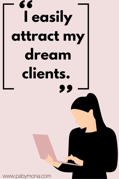 Virtual Assistant Vision Board, Happy Clients Quotes Words, Clients Vision Board, Social Media Success Affirmations, Affirmations For Clients, Client Attraction Affirmations, Social Media Manager Vision Board, Attracting Clients Affirmations, Coaching Vision Board