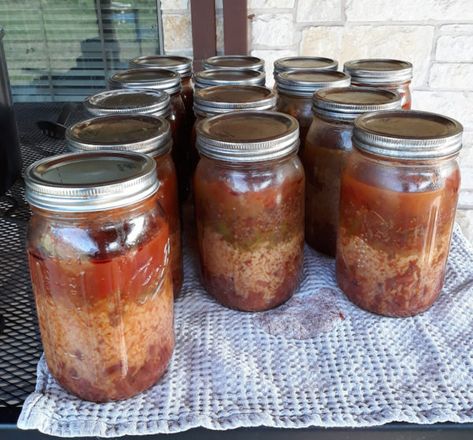 Burritos in a Jar - Patchwork Times by Judy Laquidara How To Can Meals In A Jar, Canning Chicken Meals In A Jar, Burritos In A Jar Canning, Canning Burrito In A Jar, Canning Mexican Food, Burrito In A Jar Canning Recipe, Pressure Canning Meals In A Jar, Pressure Canned Meals In A Jar, Canning Meals In A Jar Recipes