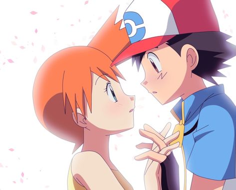 Ash X Misty, Pokemon Indigo League, Pokemon Ash And Misty, Pokemon Couples, Ash And Misty, Pokemon Ships, Original Pokemon, Pokémon Master, New Pokemon