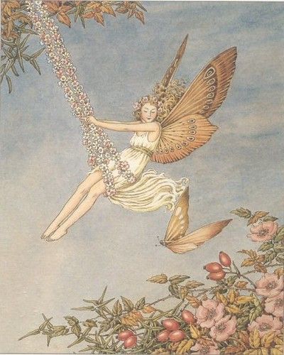 Vintage Fairy Tattoo, Dreamy Dress Fairy Tales, Random Widgets, 1920 Poster, Ida Rentoul Outhwaite, Fairy Drawings, Fairy Illustration, Fairy Aesthetic, Vintage Fairies