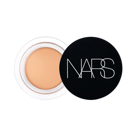 Grab a creamy concealer like Nars Soft Matte Cream Concealer. Use a small brush to "dab concealer starting from the inner corner of the eye, patting it across the under eye area. Matte Concealer, Instant Gratification, Best Concealer, Full Coverage Concealer, Concealer For Dark Circles, Under Eye Concealer, Eye Circles, Undereye Circles, Eye Concealer