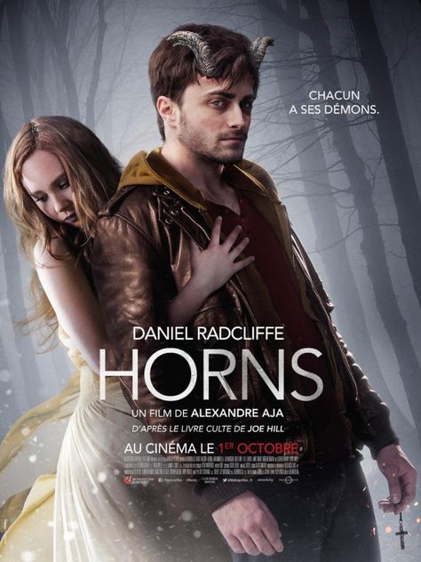 Click to View Extra Large Poster Image for Horns Horns Movie, Joe Anderson, Movies 2014, World Movies, Harry Potter Film, Daniel Radcliffe, Film Serie, Great Movies, Drama Movies