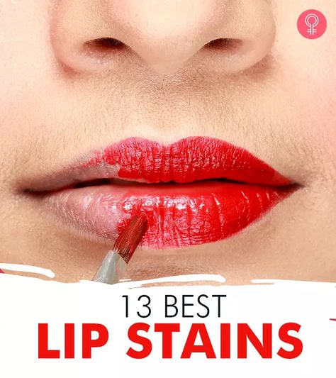 Lip Stain Drugstore, Lip Stain Diy, Best Lip Stain, Long Lasting Lip Stain, Red Lip Stain, Wedding Lips, Drugstore Lips, Red Lips Makeup Look, Lip Stains