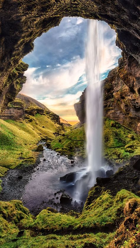 Iceland Travel Photography, Waterfalls In Iceland, Iceland Vacation, Iceland Travel Guide, Iceland Landscape, Iceland Adventures, Iceland Itinerary, Iceland Photography, Iceland Waterfalls