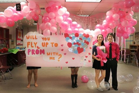 My Promposal for this beautiful lady #pink #balloons #up Pink Promposal Ideas, Pink Hoco Proposal, Pink And White Poster, Promposal Ideas, Asking To Prom, Relationships Goals, Hoco Proposals, Prom Proposal, White Poster