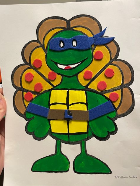 Tom The Turkey Disguise Ideas Ninja Turtle, Hiding The Turkey Project, Ninja Turtle Disguise A Turkey, Turkey Trouble Disguise Ideas, How To Disguise A Turkey For School, Disguise A Turkey Ninja Turtle, Disguise A Turkey Boy, Ninja Turkey In Disguise, Ninja Turtle Turkey Disguise