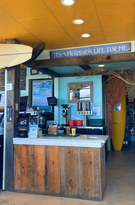 Mermaid Surfboard, Tsitp Vibe, Lunch Ideas Healthy, Surf Cafe, Aesthetic Mermaid, Surfing Aesthetic, Ideas Lunch, Beach Cafe, Mermaid Life