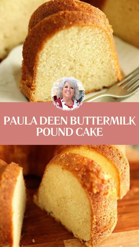 Paula Deen Buttermilk Pound Cake Pound Cake Recipes Buttermilk, Desserts Using Buttermilk Recipe, Recipes To Make With Buttermilk, Pound Cake Recipes With Buttermilk, Ooey Gooey Butter Cake Paula Dean, Lemon Butter Pound Cake Recipe, Coconut Pound Cake Recipes Moist, Sun Drop Pound Cake, Pound Cake With Box Cake