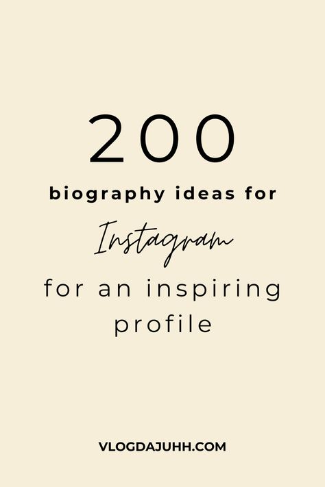 Creating an Instagram bio can be a challenge, but it's also an amazing opportunity to showcase your personality and highlight what you love. Whether for a personal, business or influencer profile, a well-done bio makes all the difference. How To Make Your Instagram Aesthetic Bio, Luxury Bio For Instagram, Influencer Bio Ideas, Instagram Bio Design, Instagram Profile Ideas Bio, Instagram Bio Ideas Aesthetic Short, Bio For Instagram Profile, Bio Quotes Instagram, Facebook Bio Ideas