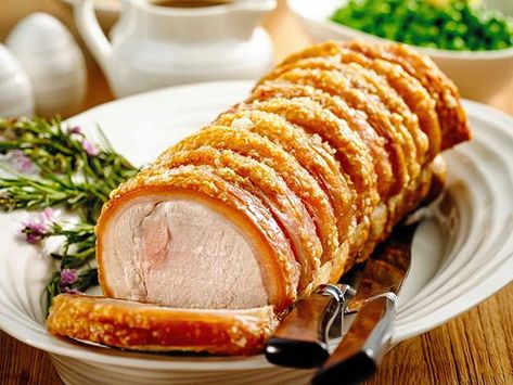 Rolled Pork Roast, Roast Pork Crackling, Perfect Roast Pork, Crackling Recipe, Pork Leg Roast, Slow Roast Pork, Roast Pork Loin, Pork Crackling, Pork Loin Roast Recipes