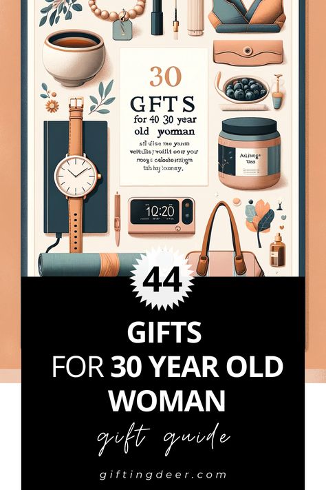 Celebrate the fabulous thirties with our curated guide of 44 Best Gifts For Women in Their 30s. Tailored for the dynamic, modern woman, our selection ranges from chic home decor and wellness essentials to career-boosting gadgets and luxury fashion items. Whether she's a trendsetter, a career woman, a creative soul, or all of the above, these gifts are designed to delight and inspire. 🌟 Make her thirties unforgettable with thoughtful, stylish, and empowering gifts! Birthday Gifts For 33 Year Old Women, Gifts For Women In Their Twenties, Gifts For Late 20s, Gifts For Ladies Woman, Best 30th Birthday Gifts For Her, Birthday Gift 30 Woman, Best Gifts For Women In 30s, Birthday Gifts For 30 Year Old Women, Gift For 30 Year Old Woman