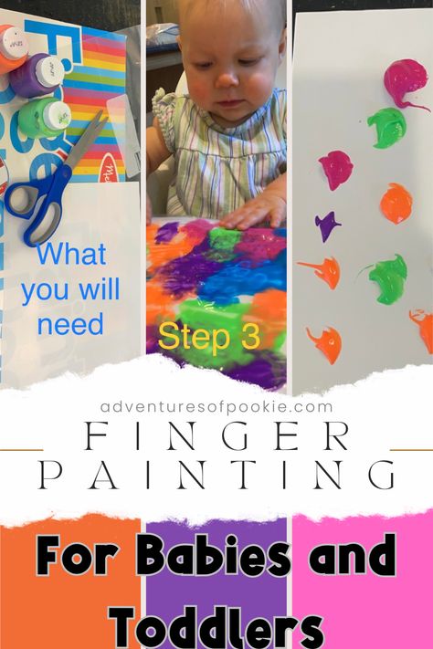 Easy and mess free way for babies and toddlers to finger paint! (Doubles as a sensory craft) Painting For Babies, Baby Finger Paint, Sensory Crafts, Ziploc Bag, Finger Paint, Baby Painting, World Crafts, Step By Step Painting, Finger Painting