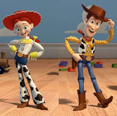 Woody and Jessie from Toy Story Activision Figures Diy Jessie Costume, Woody And Jesse Costume, Woody And Jessie Costumes, Fantasias Toy Story, Jessie Halloween, Jessie Toy Story Costume, Jesse Toy Story, Disfraz Toy Story, Jessie Costume