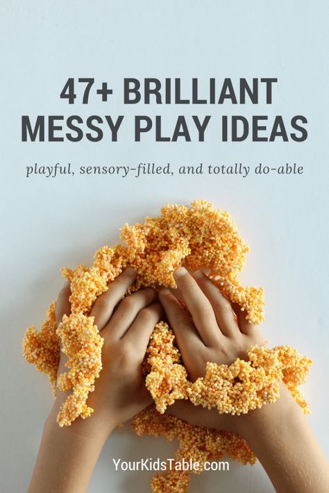 Easy Messy Play, Toddler Messy Play, Messy Play Ideas, Picky Eating Toddler, Messy Games, Messy Play Activities, Nutrition Activities, Picky Eaters Kids, Sensory Diet