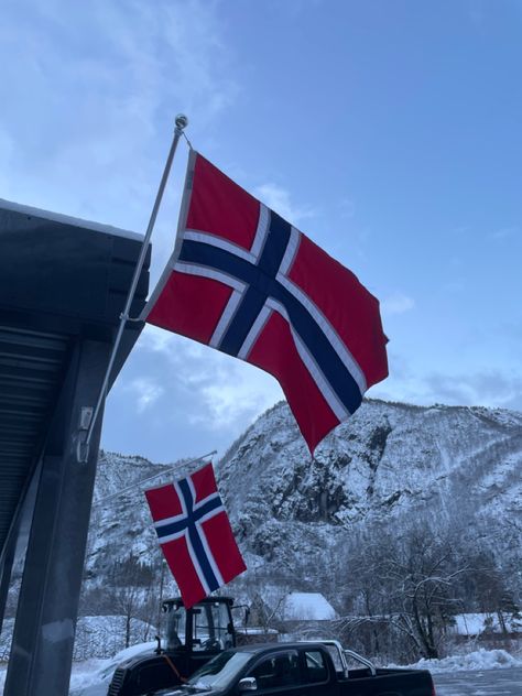 #norway #flag #travel #traveling #scandinavian Norway Flag Aesthetic, Norway Culture, Norway Aesthetic, Norway Bergen, Gap Year Travel, Norway Flag, Norwegian Flag, Norse Pagan, Bergen Norway