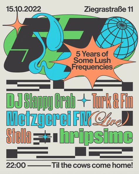 The Irish, Berlin-based graphic designer is blurring the lines between art, music and design with his feet planted in the electronic world. S Graphic Design, Grid Poster, Web Design Typography, Graphic Design Work, Swiss Design, Festival Design, Festival Posters, Graphic Design Print, Brand Guidelines