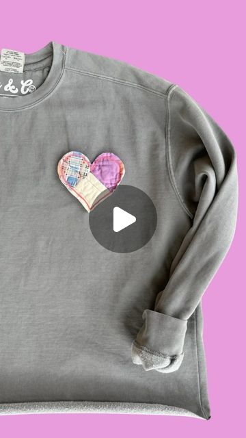 hey! i’m karen! | chainstitch embroidery on Instagram: "They’re LIVE! 💕 Each quilted heart patch is one of so the early bird gets the… quilted heart? Pick your shirt color and your patch and you’ve got your very own creation. Linked in stories!" Quilt Heart, Chain Stitch Embroidery, Heart Patch, Heart Patches, Early Bird, Chain Stitch, Shirt Color, Sewing Projects, Colorful Shirts