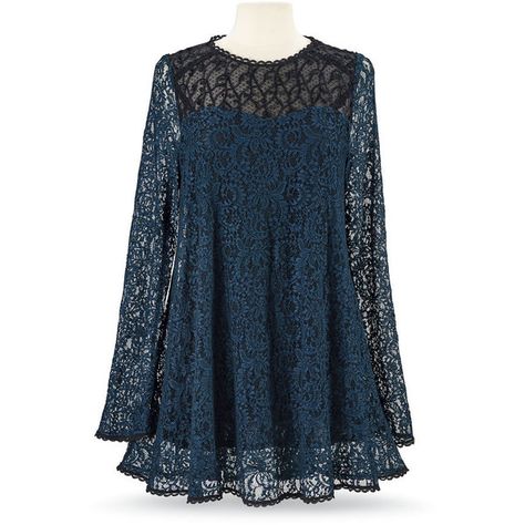 Teal Lace Tunic ($40) via Polyvore featuring tops, tunics, bohemian style tops, lacy tops, teal tunic, lace top and blue tunic Blouse Brokat, Dressy Tunic Tops, Kebaya Akad, Pyramid Collection, Kebaya Brokat, Dress Pesta, Kebaya Dress, Lace Tunic Tops, Kebaya Muslim