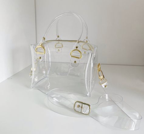 Minimalist Handbag, Gift For Traveler, Clear Handbags, Clear Purses, Jelly Bag, Airport Security, Cookie Bags, Transparent Bag, Wedding Cookies