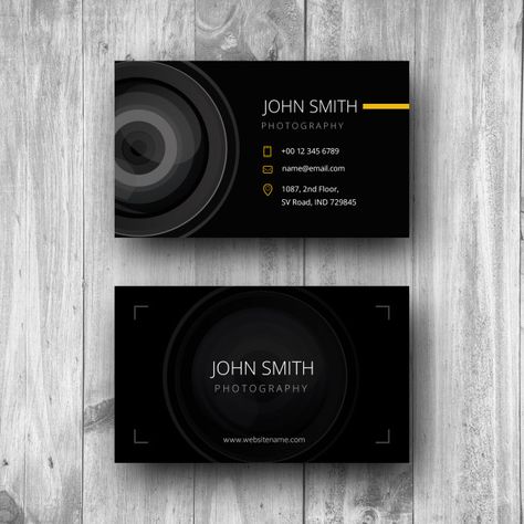 Photography business card Premium Psd | Premium Psd #Freepik #psd #business-card #business #card #design Photography Card Design, Photography Visiting Cards Design, Photography Visiting Card, Magazine Cover Template, Photography Business Cards Template, Photography Brochure, Photographer Business Card Template, Card Quotes, Business Brochure Design