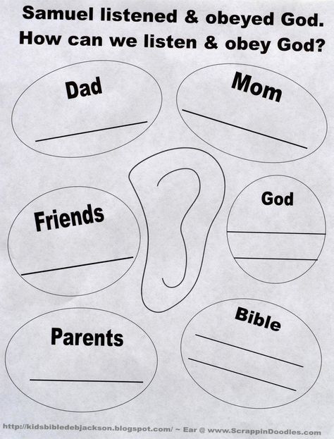 Samuel Listens to God lesson, ideas and printables #Biblefun #OTBiblelesson Samuel Listens To God Craft, Samuel Bible Craft, Samuel Listens To God, Samuel Bible, Childrens Bible Activities, Kids Church Activities, The Ark Of The Covenant, Bible Crafts Sunday School, Ark Of The Covenant