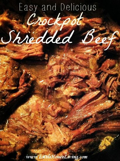 Save time and money by making an easy Shredded Beef recipe in your crockpot! This also includes a meal idea for Shredded Beef Tacos, yum! Beef In The Crockpot, Crockpot Shredded Beef, Shredded Beef Recipe, Shredded Beef Recipes, Beef Crockpot, Shredded Beef Tacos, Beef Tacos, Crockpot Recipes Beef, Crockpot Beef