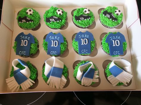 Chelsea cupcakes Chelsea Cupcakes, Sake, Chelsea, Baking, Cake, 10 Things, Chelsea Fc