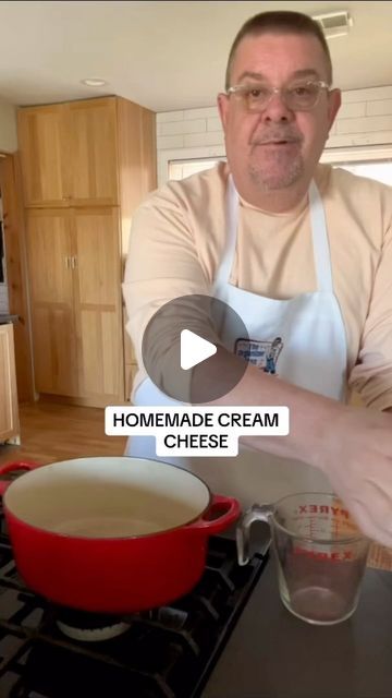 Daniel Cunningham on Instagram: "Making your own homemade cream cheese is so easy! You just need whole milk and lemon juice. Here’s how. #Recipes #creamcheese #Cheese #Homemade #Foodie #Cooking #Tips #Tricks #Hack #TheOrganizerMan #fyp" Easy Cheese Recipes Homemade, How To Make Cream Cheese, Healthy Homesteader, Diy Cream Cheese, Make Cream Cheese At Home, Homemade Heavy Cream, Homemade Cream Cheese Recipe, Lactose Free Desserts, Cream Cheese Homemade