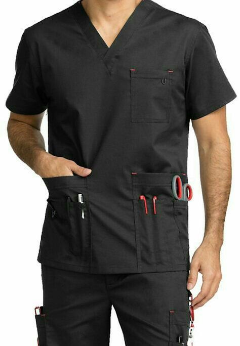 Scrub Suit Design, Medical Scrubs Men, Doctor Fashion, Nursing Scrubs Pattern, Nursing Outfit, Medical Scrubs Fashion, Scrubs Pattern, Scrubs Nursing Uniforms, Sulam Alis