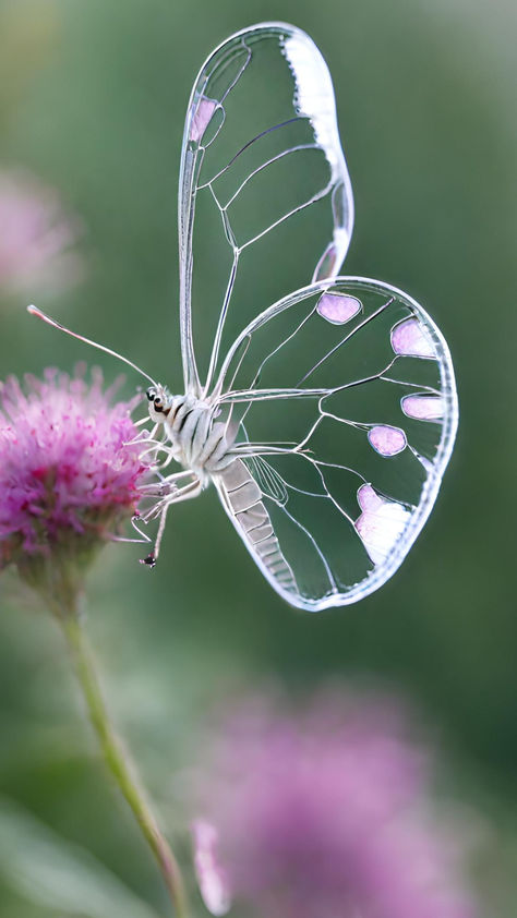 Discover the Glasswing Butterfly (Greta oto), nature's own masterpiece. With wings as clear as glass, this ethereal creature is a testament to the wonders of the natural world. Found in the lush rainforests of Central and South America, its transparent wings provide perfect camouflage, merging seamlessly with its surroundings. Click to explore more about this captivating butterfly and its unique adaptations. #NaturePhotography #Butterflies #GlasswingButterfly #WildlifeWonder Beautiful Butterfly Images, Glasswing Butterfly, National Geographic Photography, Insect Photography, Butterfly Species, Flying Flowers, Beautiful Butterflies Art, Butterfly Images, Butterflies Flying