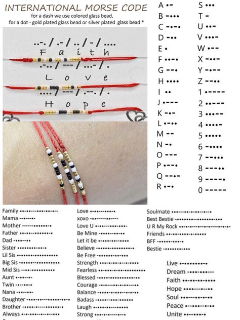 Morse Code Bracelet Tutorial, Until We Meet Again Morse Code Bracelet, How Long Should A Bracelet Be, Morse Code Beaded Bracelets, How To Make A Morse Code Bracelet, Morse Code Jewelry Diy, Couple Bracelet Ideas Diy, Morse Code Bracelet Diy Tutorials, Morsecode Bracelets Diy