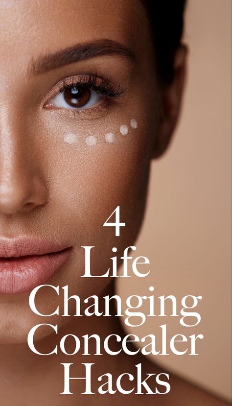 Make Up Tricks Hacks, How To Put On Face Makeup, What Order To Put On Makeup, Trending Makeup Hacks, Applying Concealer And Foundation, Where To Apply Concealer To Lift Face, Conclear Makeup Tips, Best Makeup For Over 40, Where To Use Concealer