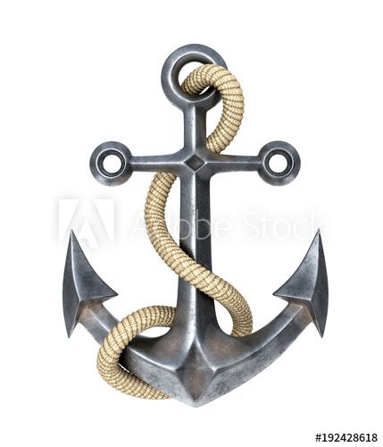 Logo Jangkar, Navy Anchor Tattoos, Anchor Photography, Reference Objects, Viking Tattoos For Men, Anchor Drawings, Anchor Pictures, Anchor Illustration, Nautical Decor Diy