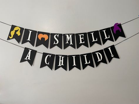 Hocus Pocus Gender Reveal Party, I Smell A Child Baby Shower Theme, Hocus Pocus Baby Shower Ideas, Hocus Pocus Gender Reveal, Hocus Pocus Baby Shower Theme, Fall Gender Reveal Party, Halloween Shower Ideas, Diy Baby Shower Games, Gender Reveal Banner