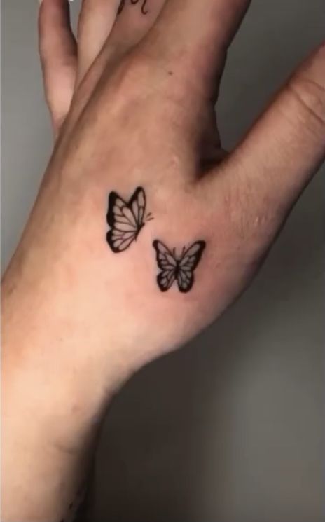 Side Finger Tattoos, Bullet Tattoo, Side Hand Tattoos, Maching Tattoos, Thumb Tattoos, Unique Wrist Tattoos, Amazing 3d Tattoos, Butterfly Hand Tattoo, Butterfly Wrist Tattoo