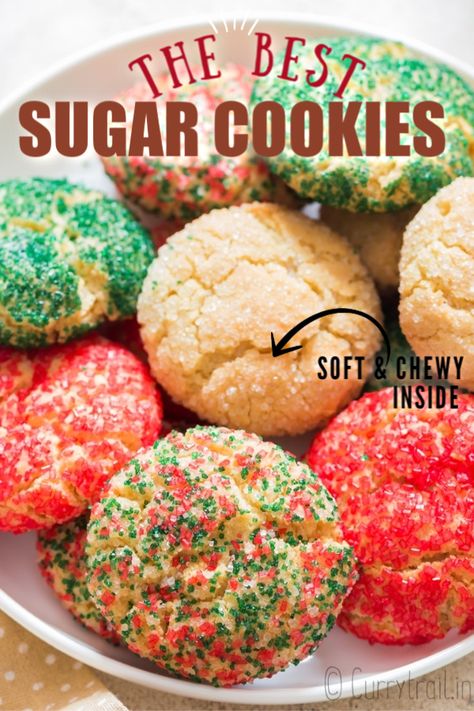 Soft Sugar Cookies Recipe, Soft Sugar Cookie, Soft Sugar Cookie Recipe, Perfect Cookies, Christmas Baking Recipes, Chewy Sugar Cookies, Soft Sugar, Sugar Cookie Recipe, Soft Sugar Cookies