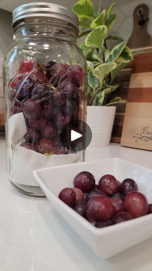 1.5K reactions · 626 comments | Did you know? 🍇 

Follow these tips and my washing directions with vinegar to keep grapes fresh for 4-6 weeks. 

Comment GRAPES for a link to my full directions so you can keep your grapes fresh too! 

#producehacks #washingfruit #howtowashfruit #grapes #howtowashgrapes #vinegarwash #viralhacks | Amy Cross🍓 #strawberriesinajar | thecrosslegacy · Original audio How To Wash Grapes, Amy Cross, Grape Vinegar, Homemade Goods, How Do You Clean, Cooking Tips, Vinegar, Did You Know, Grapes